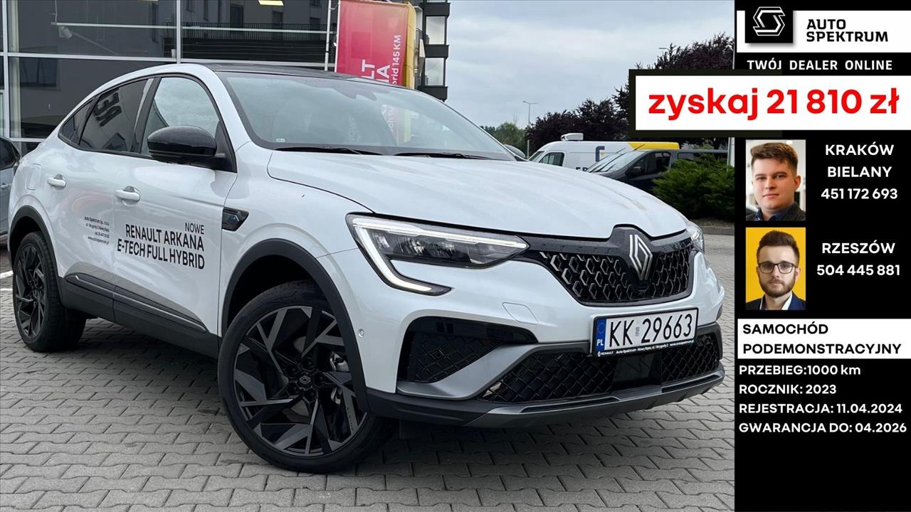 Renault ARKANA Arkana 1.6 E-Tech Full Hybrid 145 esprit Alpine MMT 2024